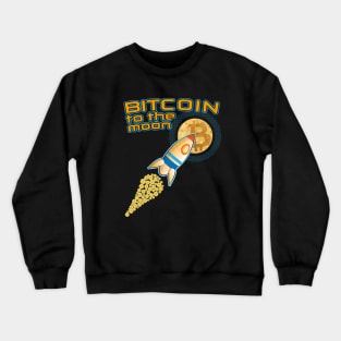 Bitcoin - To the Moon Crewneck Sweatshirt